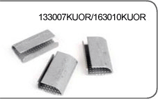 100 Verschlusshülsen geriffelt Hülsen verzinkt 12-13 mm Umreifungsband PP PET 